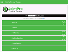 Tablet Screenshot of jointpropt.com